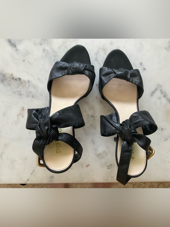 Prada Shoes - Prada Black Knotted Leather Women’s Sandals